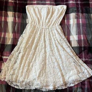 Large White Lace Hollister Dress